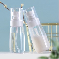 1Pcs Transparent Empty Spray Disinfection Alcohol Dispensing Spray Bottles for Travel Handbag Pocket 30ML 60ML 80ML 100ML