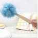 2 PCS Long Handle Hanging Soft Mesh Body Shower Brush  White