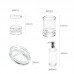 4 In 1 Bathroom Wash Set With Transparent Mouthwash Cup   Toothbrush Holder   Soap Dish   Soap Dispenser