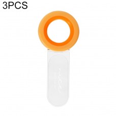 3 PCS F168801 Household Toilet Viscose Toilet Lid Lifter Remover Handle  Warm Orange
