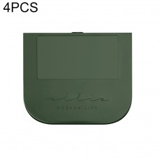 4 PCS FY  J109 Toilet Cover Handle Home No Dirty Hand Toilet Lift Lid Tool  Dark Green