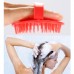 10 PCS Head Itching Massage Brush Household Scalp Cleaning Brush  Grey