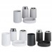 4 In 1 Simple Solid Color Bathroom Products Hotel Toilet Lotion Bottle Mouthwash Cup Set  Grey