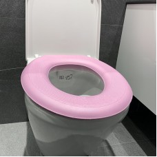 3 PCS EVA Thermal Adhesive Toilet Seat Washer  Color  Pink