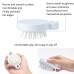 10 PCS XTS01 Silicone Soft Teeth Head Shampoo Massage Comb Shampoo Brush  White
