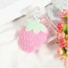 Strawberry  Shaped Bath Salt Balls Moisturizing Control Oil Exfoliator Essential Oil Bath Bubble Explosion Bath Salt Ball